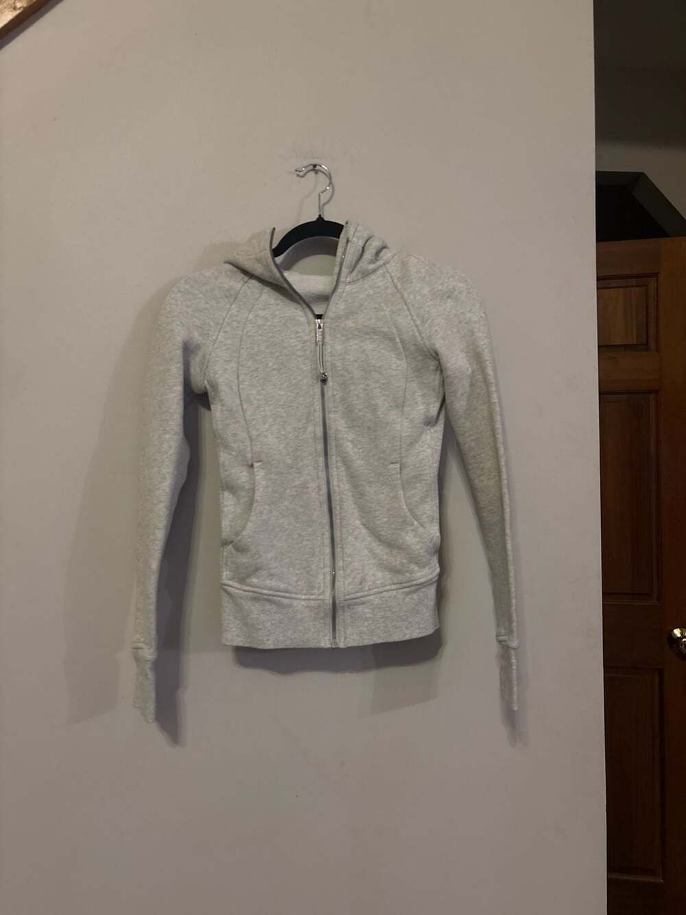 Lululemon Scuba Full-Zip Hoodie Heathered Core Ultra Light Grey